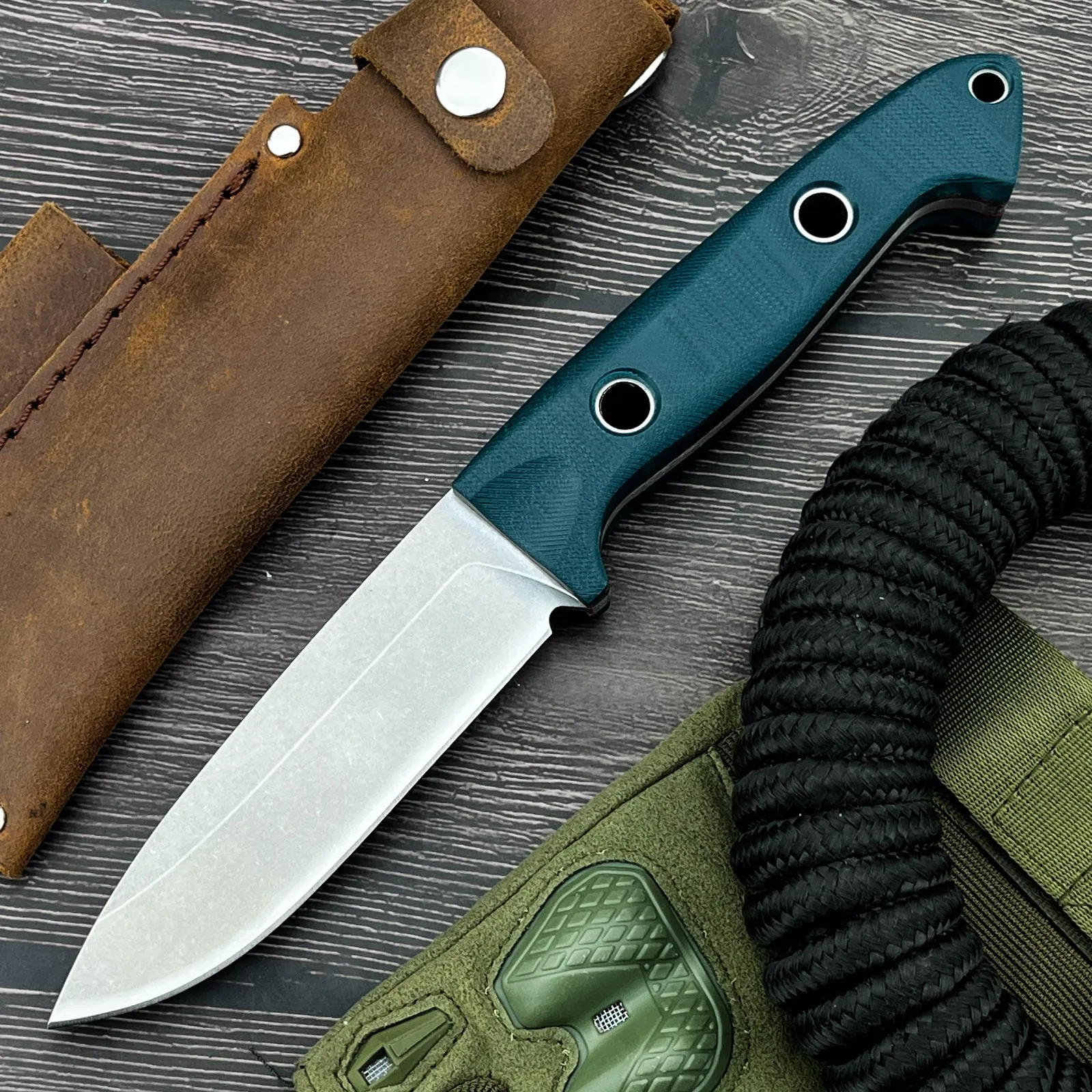 

Высококачественный походный нож с фиксированным клинком, рукоятью G10 и клинком D2 – многофункциональный инструмент для туризма и альпинизма – коллекционный подарок