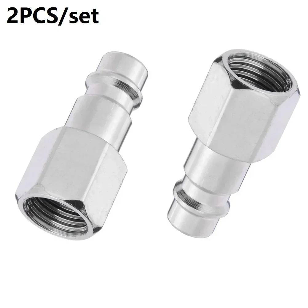 Kompresor udara selang cepat Coupler Plug soket konektor Fitting 1/4 "benang Euro Male Quick Connect Release Fitting