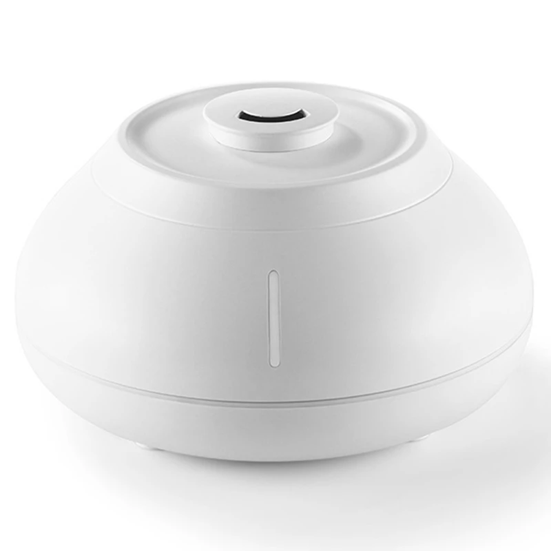 Nueva máquina de aromaterapia con llama colorida, humidificador de aire de escritorio, difusor para el hogar, máquina de aromaterapia duradera, fácil de instalar, blanco