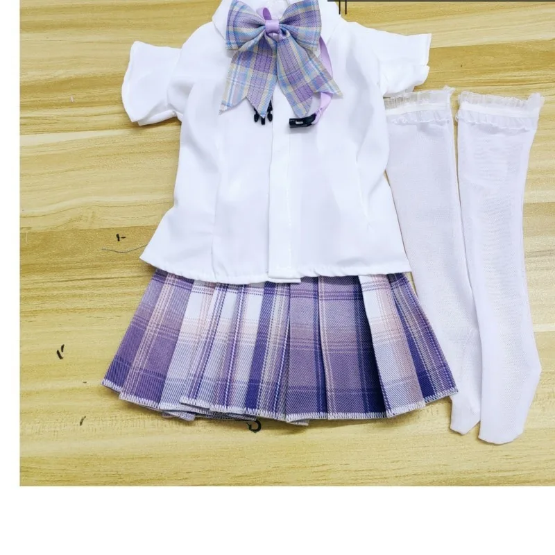 Creative Cute Doll JK Uniform Ruffle Skirt 2025 New Arrival Doll Short Skirt Doll School Uniform Skirt Doll Accessories LH150