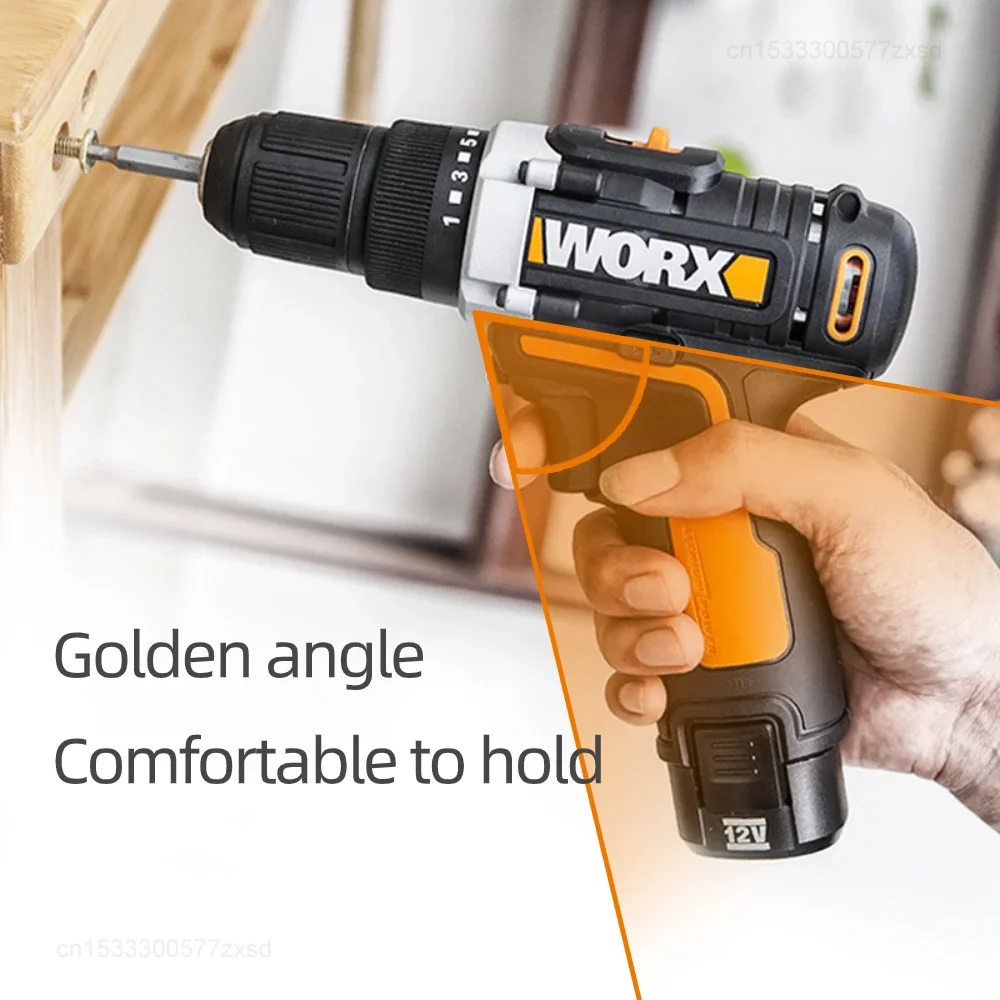 Xiaomi Worx 12V Mini Electric Drill WX129.4 Cordless Screwdriver DC Handheld Electric Drill Driver Rechargeable Home Power Tools