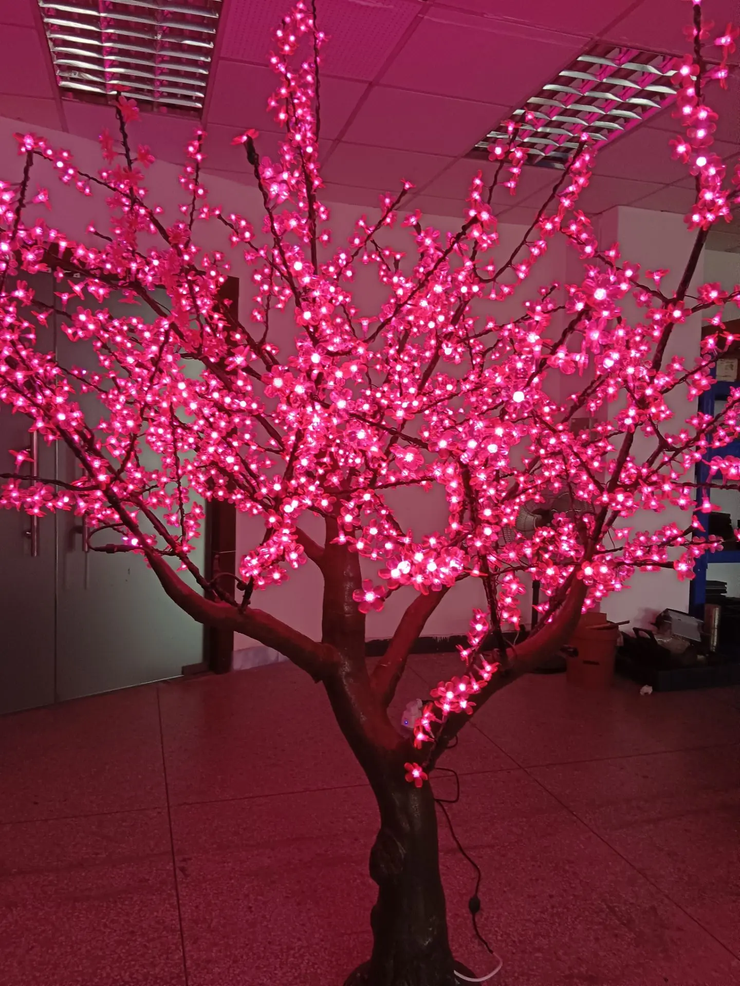 Outdoor LED Artificial Cherry Blossom Tree Light Christmas tree lamp 1872pcs LED Bulbs 2.5m Height 110/220VAC garden decor