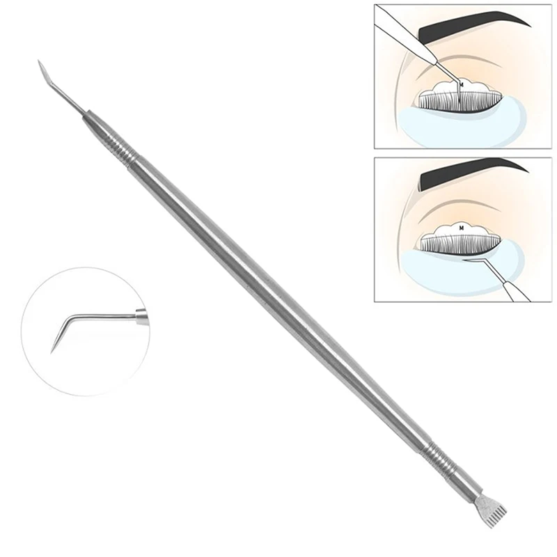 Eyelash Perm Lifting Tools Stainless Steel Clean Up Rods Beauty Makeup Lamination Eyelashes Separating Tool Eyelash Extension