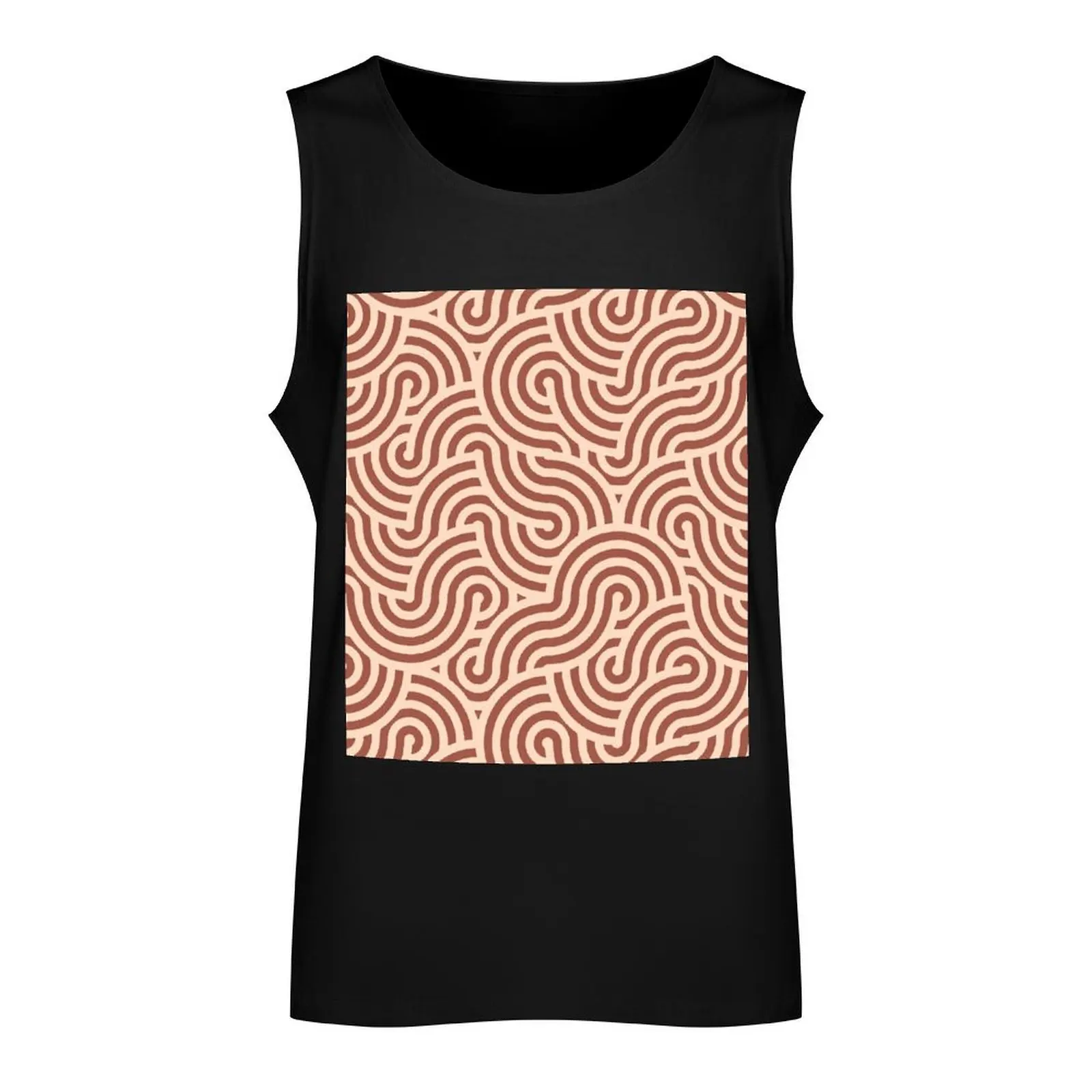 SWIRL / Almond and Clove Tank Top men clothings Sleeveless top