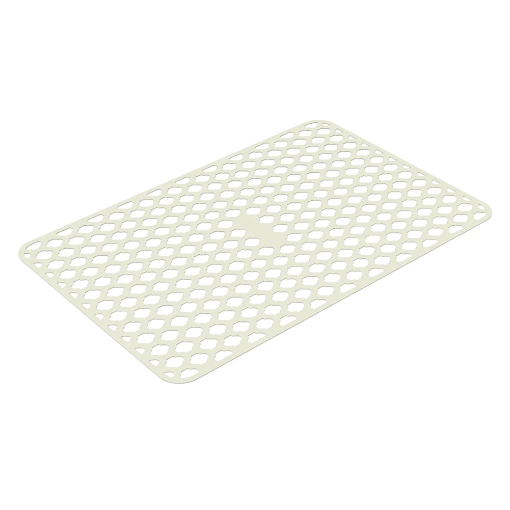 Cabinet Pad Fridge Shelf Mat 44.5*29.5cm Kitchen Shelf Protector Easy Cleanup Protects From Spills Silicone Material