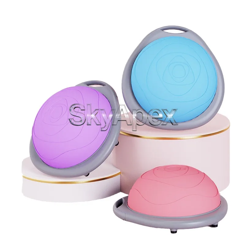 Half Round Balance Trainer Yoga Dome Ball Core Training Pilates Fitness Dome Bosu Stable Non Slip Home Exercise Equipment