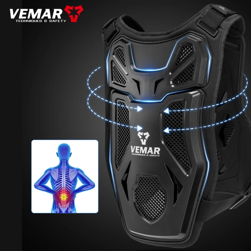 

Professional Motorcycle Armor Men Safety Vest Jacket Motocross Off-Road Racing Vest Dirt Bike Protective Gear Chest Protector