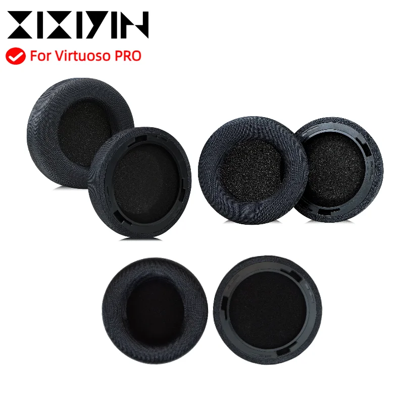 

Earphone pads For Virtuoso Over-Ear replacement Earpads Mesh cloth Memory Covers Sponge Soft