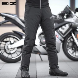 Windproof Motorcycle Pants Winter Warm Motorbike Quick Release Trousers CE Knee Protective Pads Cycling Biker Motocross Pants