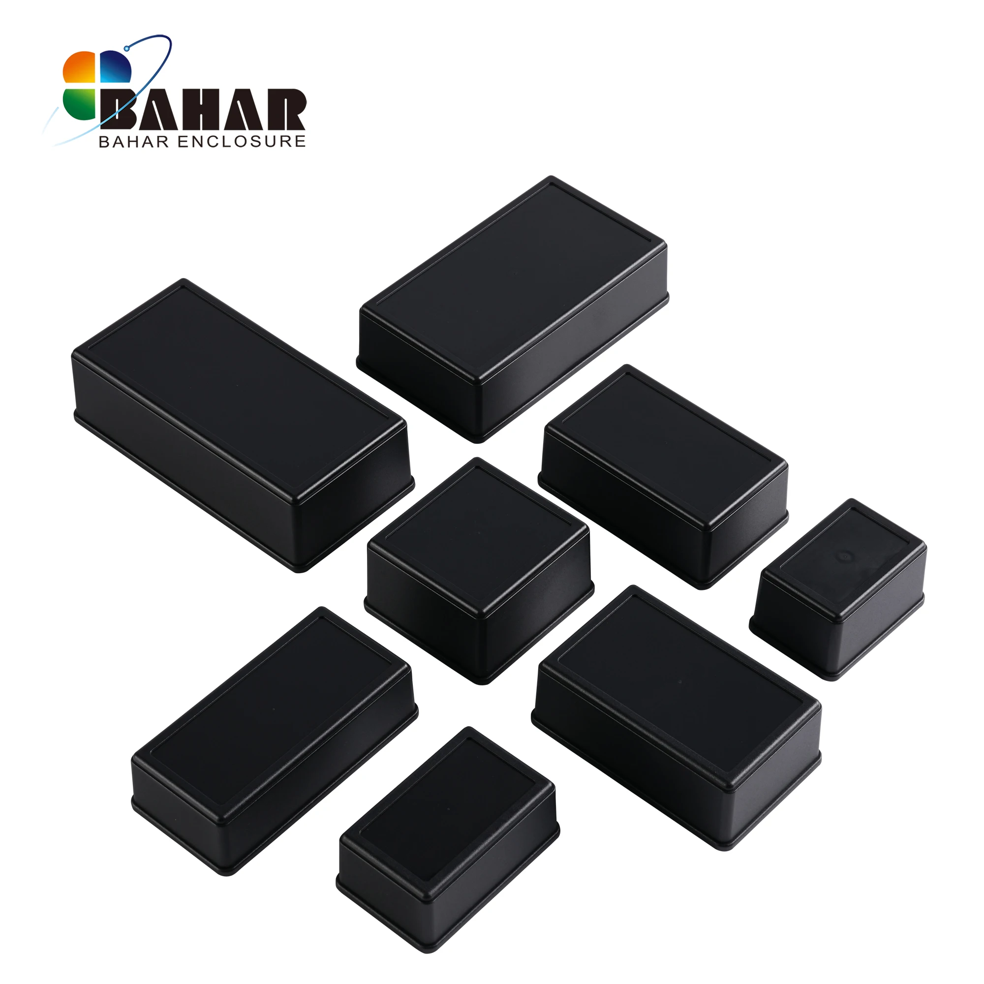 ABS Plastic Electronic Project Enclosure Black Multiple‑Size Instrument Circuit Board Housing Case