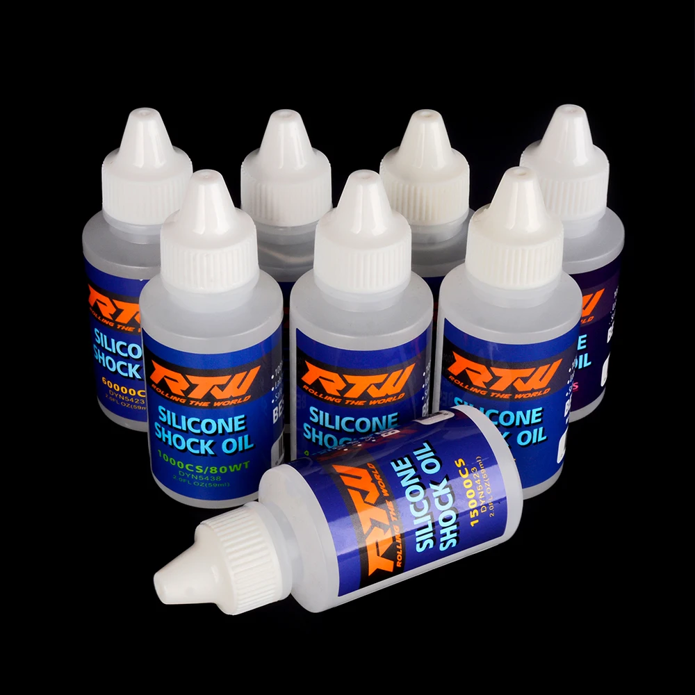 زيت RTW التفاضلي 59 مل 1000CS - 500000 CS لملحقات شاحنة عربات التي تجرها الدواب الزاحفة طراز RC