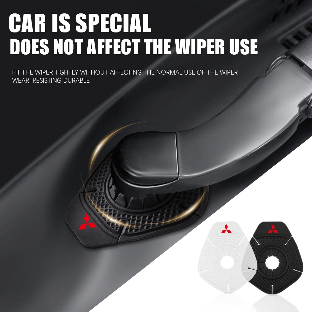 Car Windshield Wiper Bottom Hole Prevent Debris Protection For Mitsubishi Asx Lancer 10 Outlander Xpander Pajero 4 Montero V73