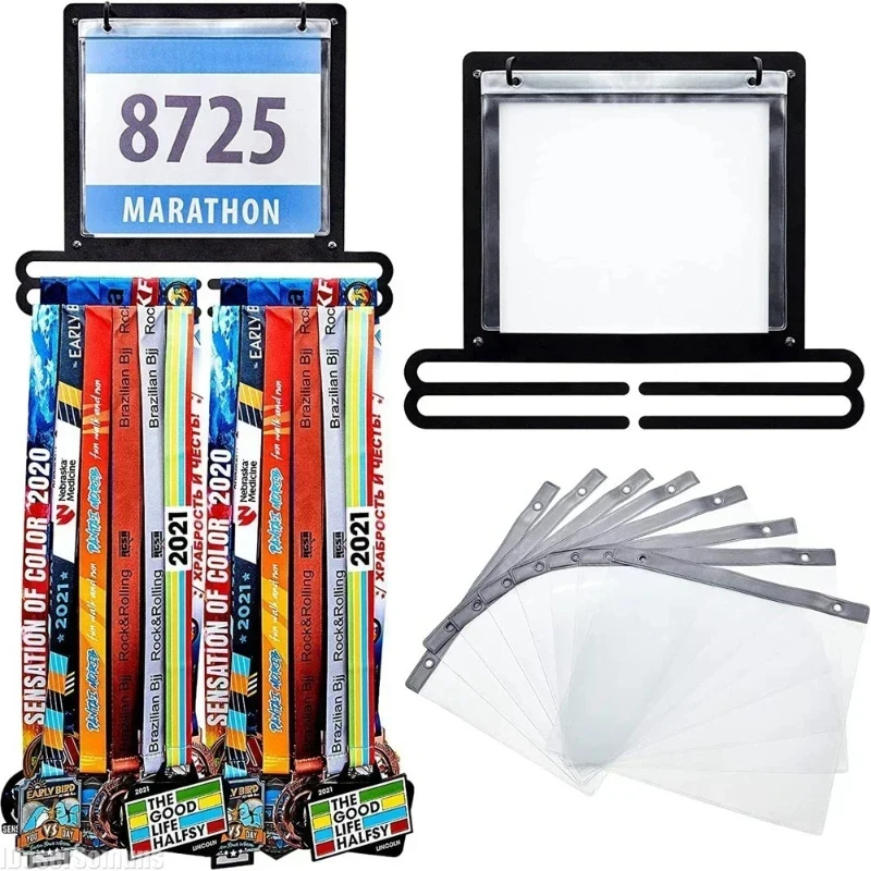 Wall Mount Marathon Gymnasts Medal Display Rack Number Reserved Memorial Rack Stainless Steel Decorative Desk Organizer Shelves