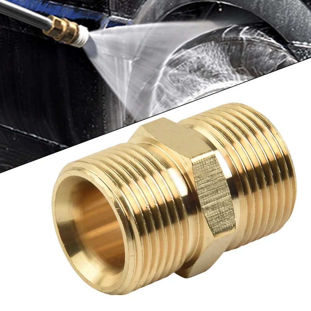 Conjunto de adaptador M22 para lavadora de pressão para 14 mm e 15 mm com conexão rápida de 3/8 polegadas 1/4 polegadas para fácil troca de acessórios