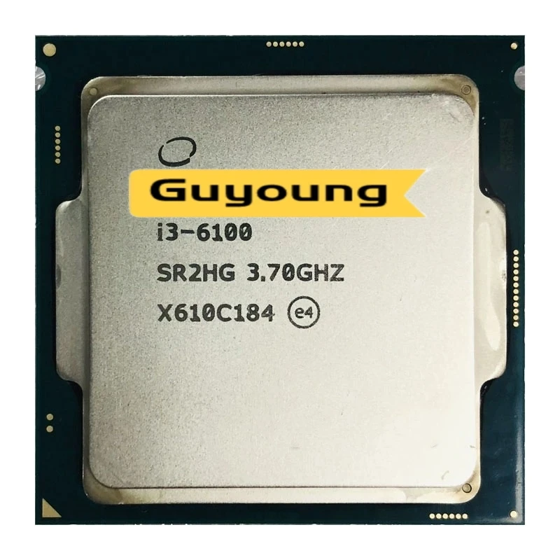i3 6100 3.7GHz 3M Cache Dual Core 51W CPU Processor SR2HG LGA1151