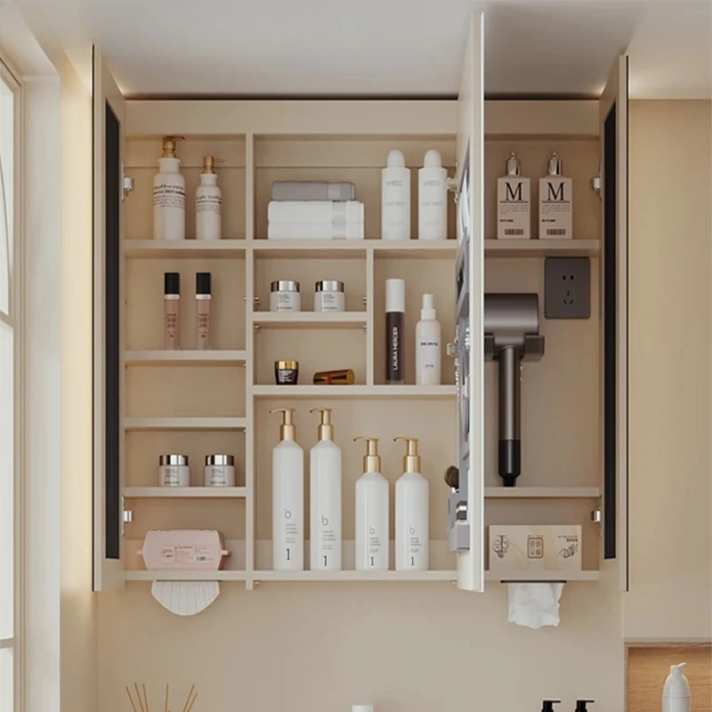 Y heightened and deepened mirror cabinet, separate mirror cabinet, customized bathroom, intelligent storage, toilet mirror cabin