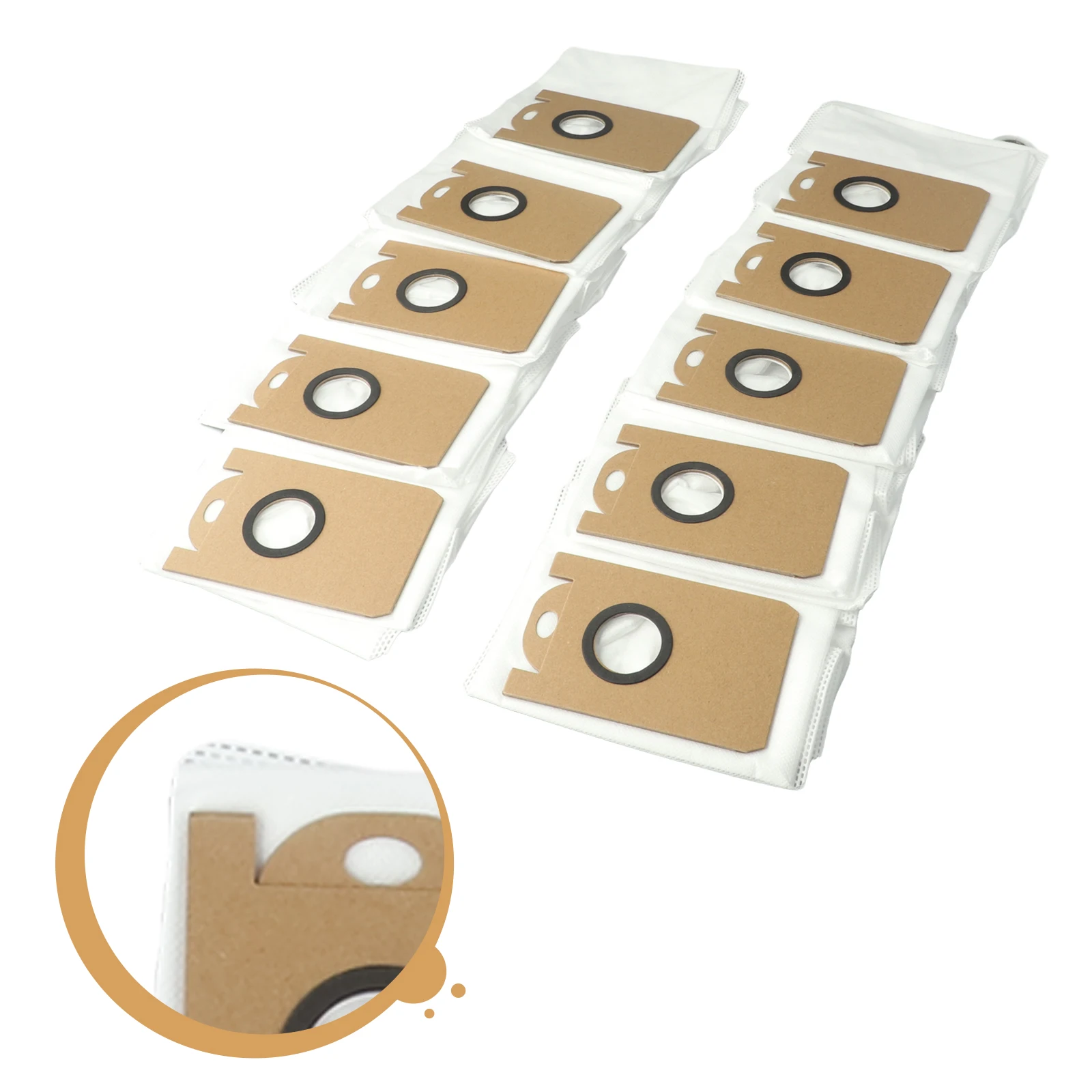 10 Pack Dust Bags Compatible with for q11 Robot Vacuum Cleaner Accessories Offering Reliable Dust Collection and Maintenance