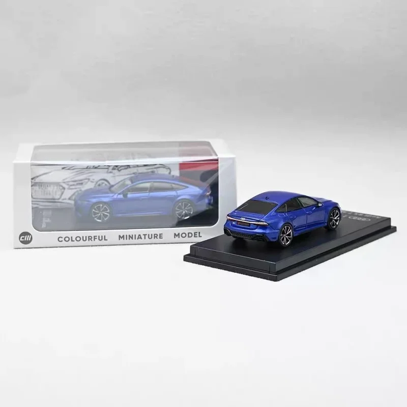 CM 1/64 Audi RS7 C8 ABT modified Plain color collection alloy car model