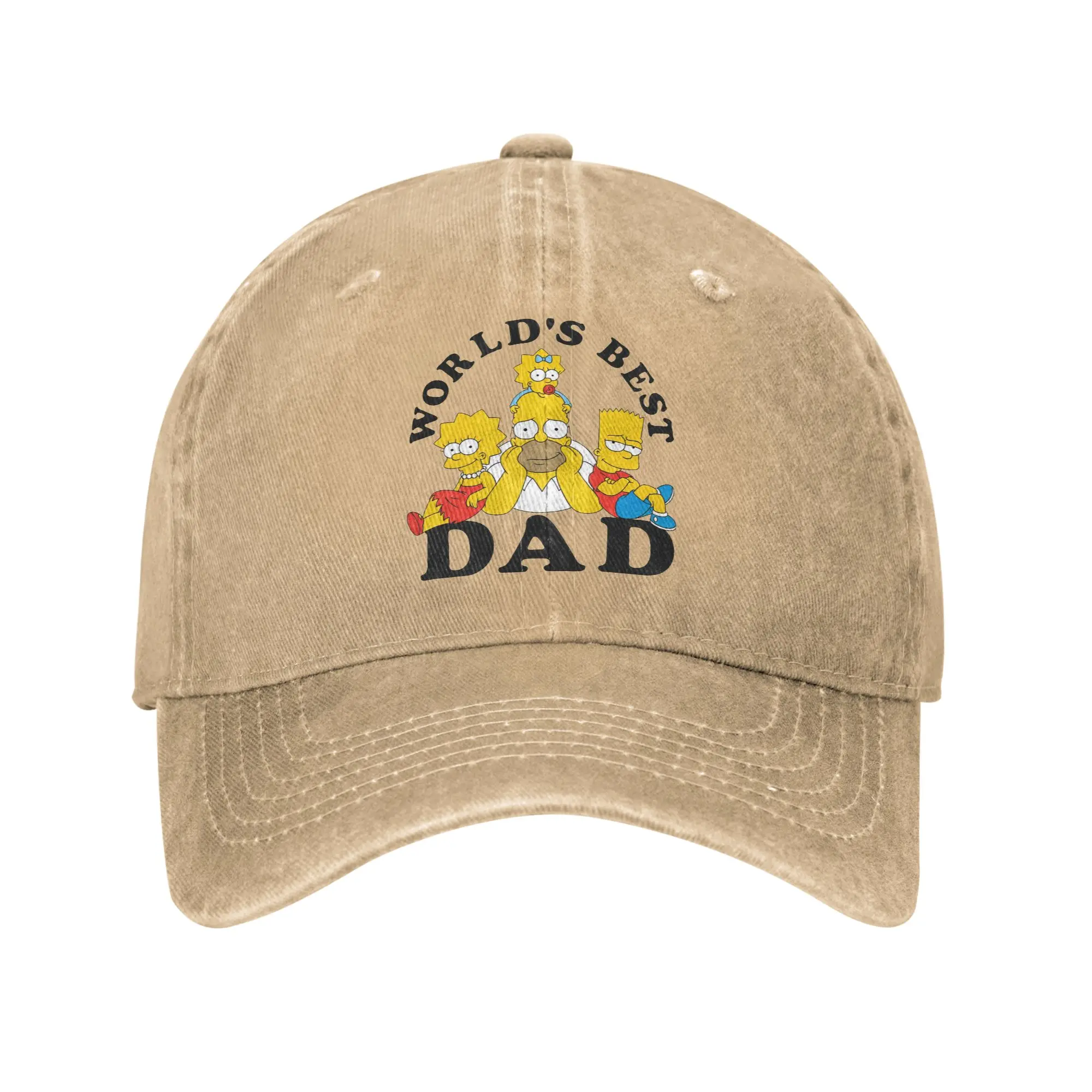 Summer DAD WORLDS BEST-The S-simpsons Cartoon Baseball Cap Sun Unisex-Teens y2k Funny Outdoor Gym Baseball Caps