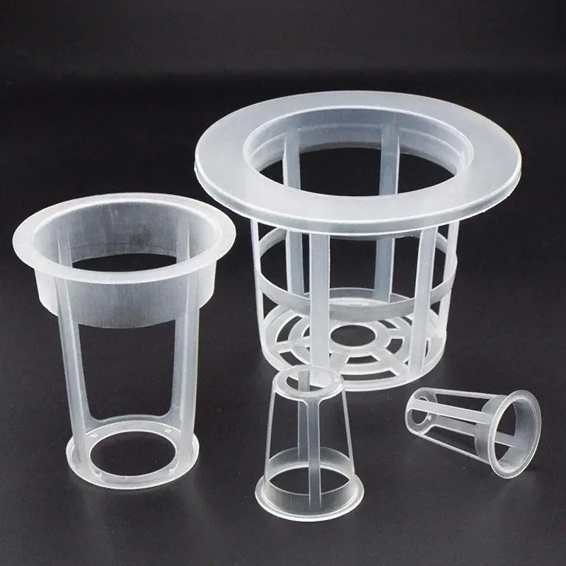 

20pcs Soilless Plant Grow Pots tray Net Nursery Mesh Cup Hydroponic colonization plastic Basket holder vegetable Planting B4