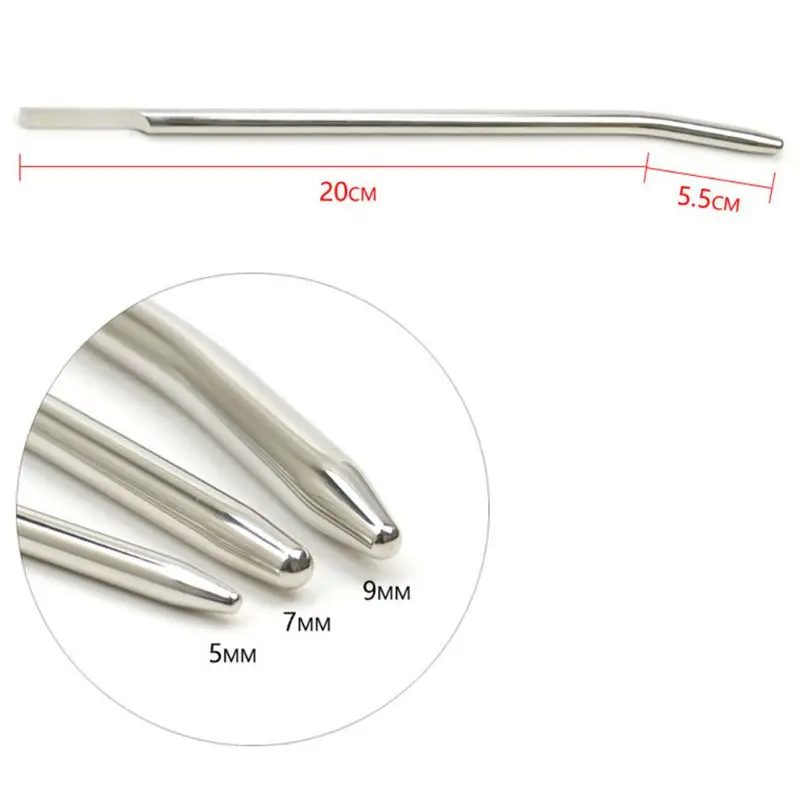 Stainless Steel Urethral Plug Male Urethral Dilator Metal Catheter Penis Plug Sounding Adult Games Products Sex Toys For Men