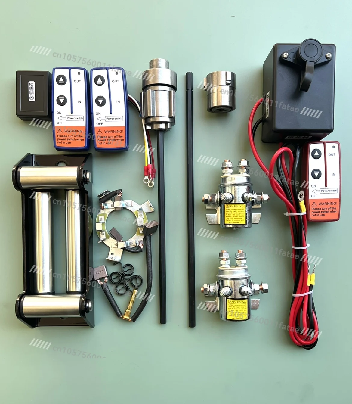 Electric Winch Accessories Remote Control 12V24V Relay Brake Car Switch Relay Carbon Brush Rope Guide