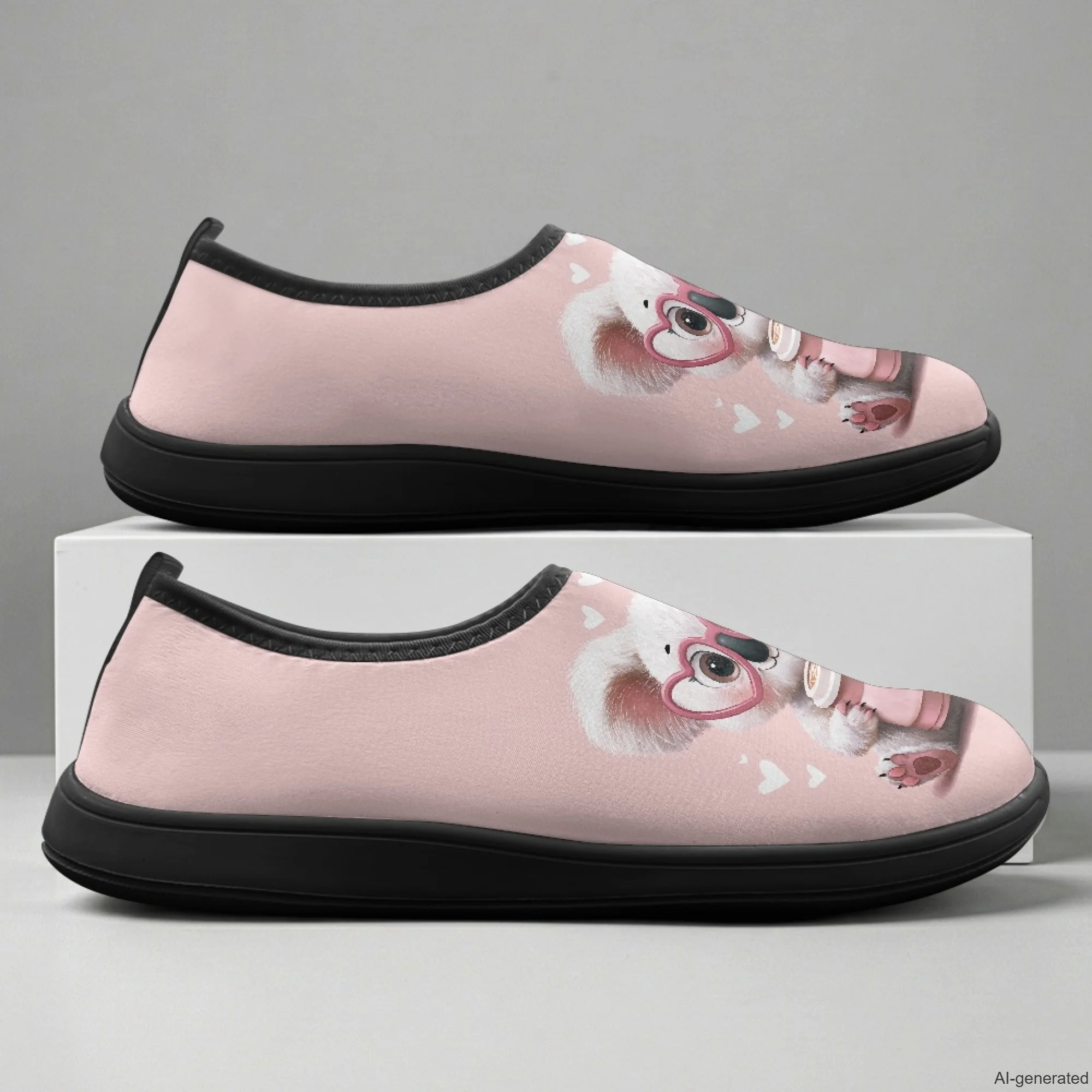 XIXIRIMIDO Slip-on Wide-toed Shoes Koala Print Zapatos De Mujer Men's Sneakers and Casual Shoes Slippers Nurse Shoes 36-46
