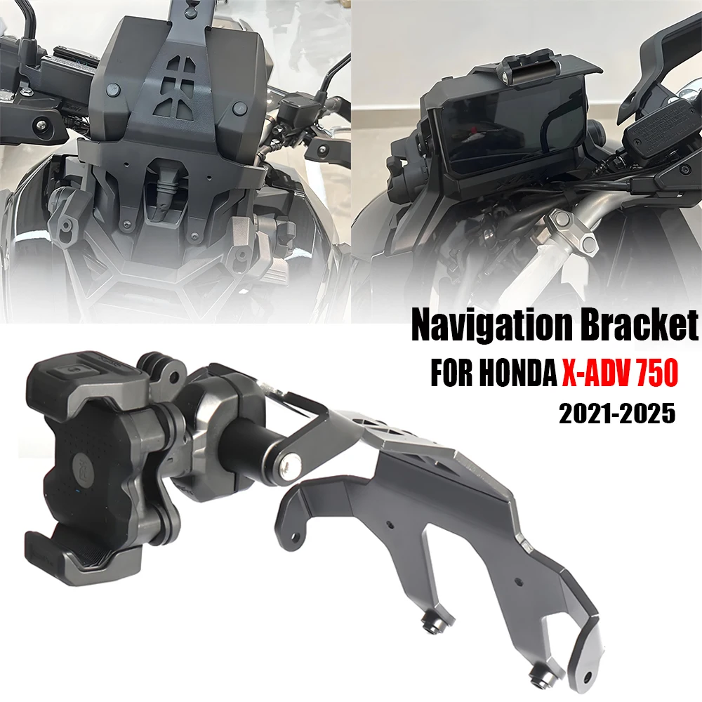 

2021 2022 2023-2025 FOR HONDA X-ADV 750 XADV750 Motorcycle Navigation Bracket Stand Holder Phone Mobile Phone GPS Plate Support