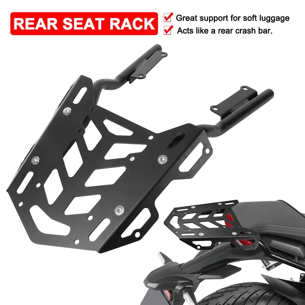 Motorcycle Rear Passenger Grip Bar Bracket For Honda CB650R CBR650R CB CBR 650 R 2019 2020 Rear Luggage Rack Cargo Carrier Shelf