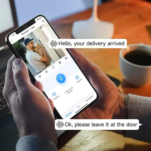 Imagen 2 del producto XVIM 3MP luz inalámbrica WiFi E27 Mini bombilla cámara de seguridad 360 Pan Audio bidireccional visión nocturna a todo Color detección de movimiento interior
