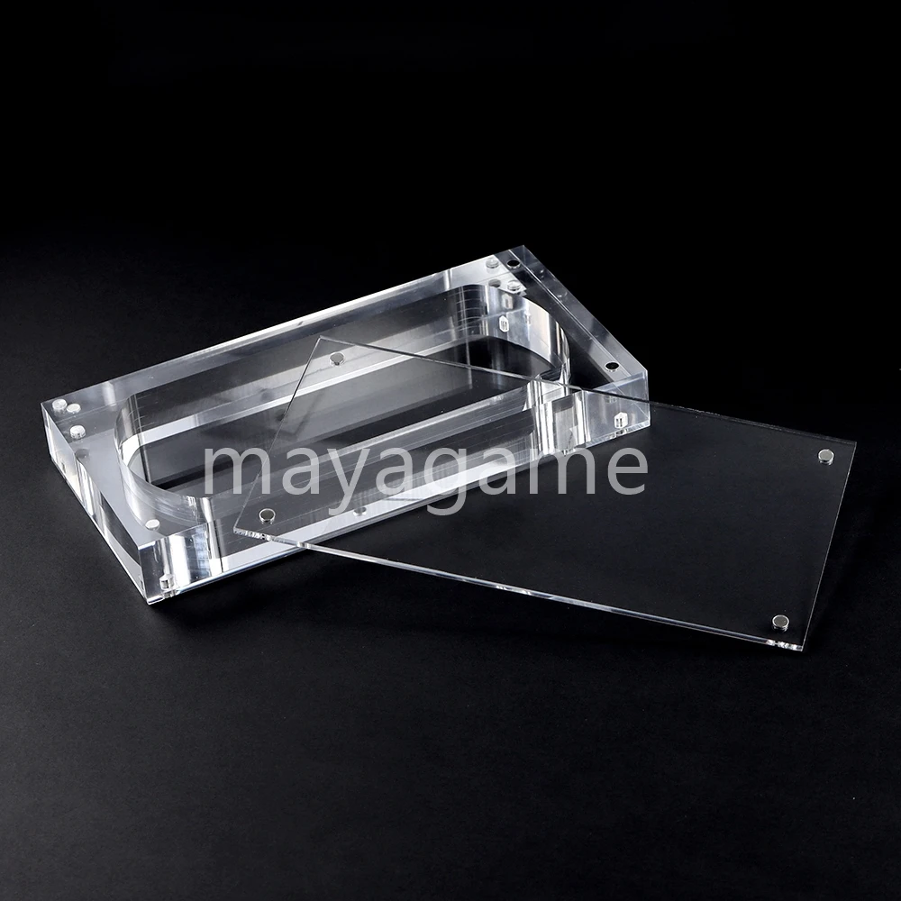 لعبة وحدة التحكم عالية الشفافية الاكريليك ، غطاء مغناطيسي ، صندوق تخزين العرض ل PSV1000 ، PSV2000 ، PSP1000 ، 2000 ، 3000 ، 1 قطعة