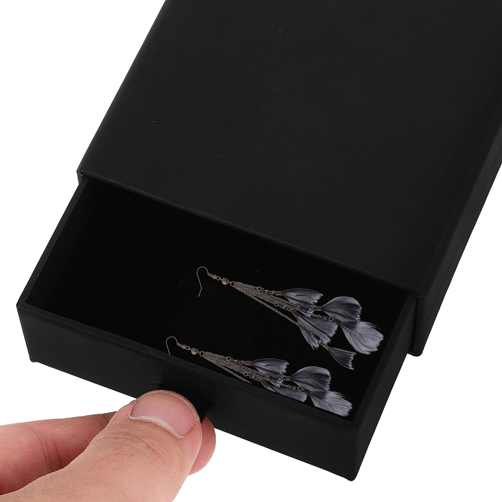 

2Pcs Small Jewellery Gift Box Elegant Organizer Case Earring Necklace Ring Storage Portable Travel Small Jewellery Gift Box