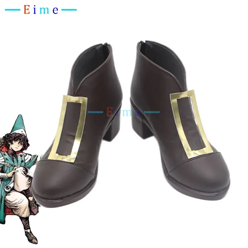 

Обувь для косплея Аготт, аниме-костюм ведьмы, аксессуары для косплея Аготт, обувь из ПУ, ботинки для Хэллоуина и карнавала, изготовленные на заказ