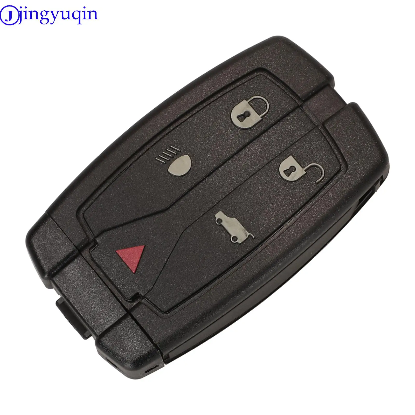 รีโมท jingyuqin กุญแจรถ5ปุ่ม315/433MHz สำหรับ Land Rover Freelander 2ค้นพบการควบคุมสมาร์ทคีย์ที่มีโลโก้