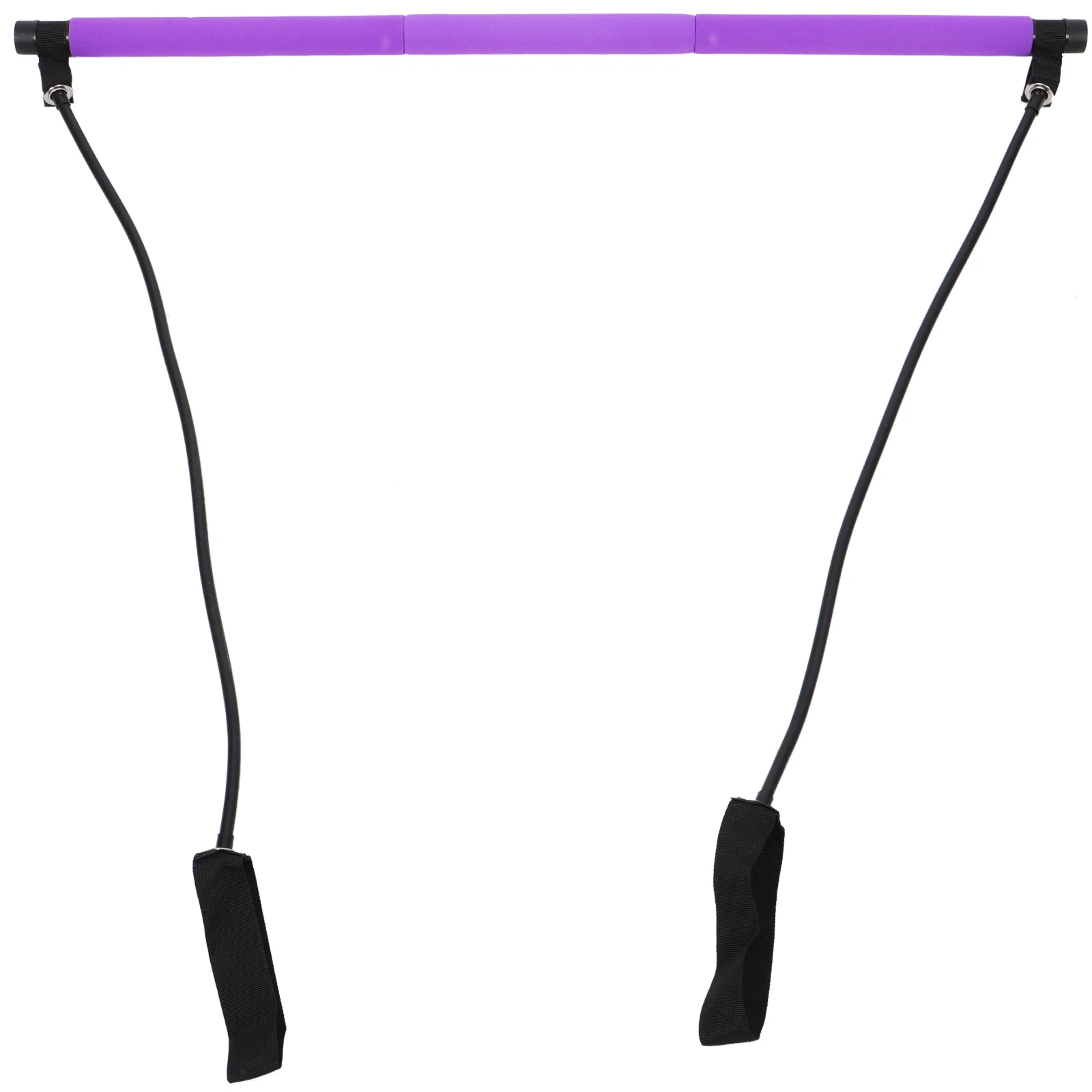 

Stick 91CM Purple 3 Sections Resistance Tube Workout Bar Yoga Fitness Home Gym Portable Exercise Equipment