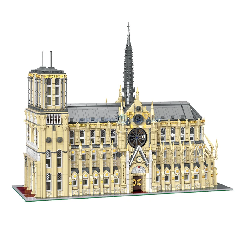 Notre Dame De Paris MOC 33213 Modular Architecture Bricks European Style Model Building Blocks Gift Ideas Toy Kids Girls Boys