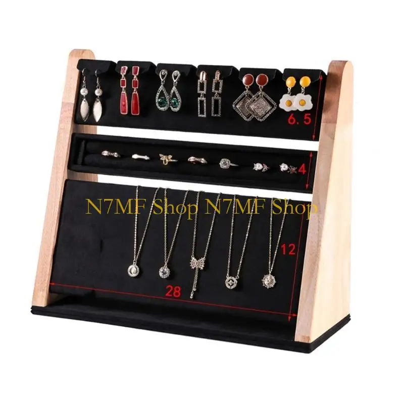 

N7MF Держатель ожерелья Серьги Держатель дисплея Браслеты Подставка Подходит для сережек