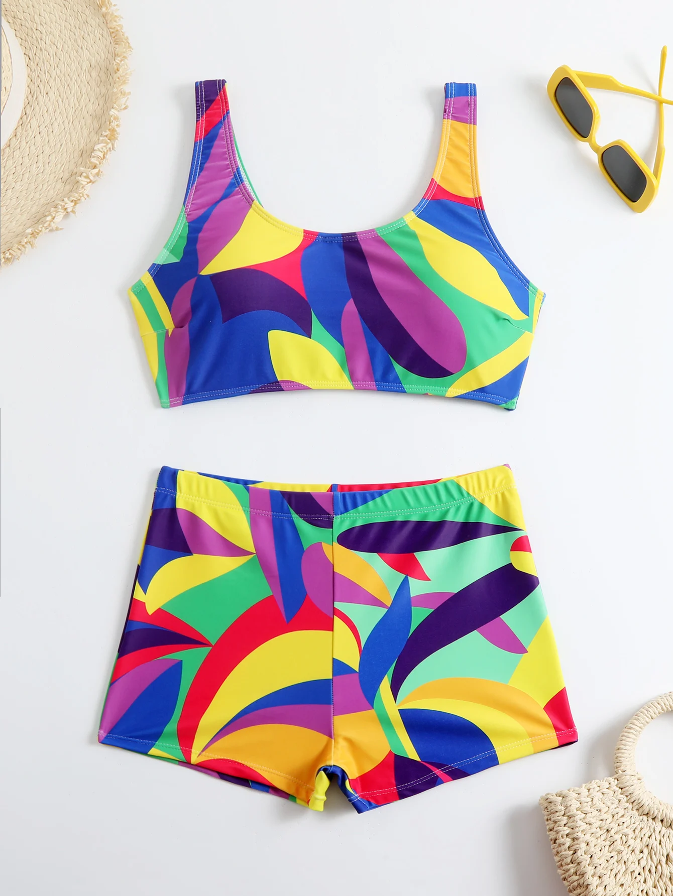 2025 บิกินี่เอวสูงพิมพ์ชุดว่ายน้ําผู้หญิงเซ็กซี่ชุดว่ายน้ําหญิง Bathers ชุดว่ายน้ําว่ายน้ําชุดว่ายน้ํา Beachwear