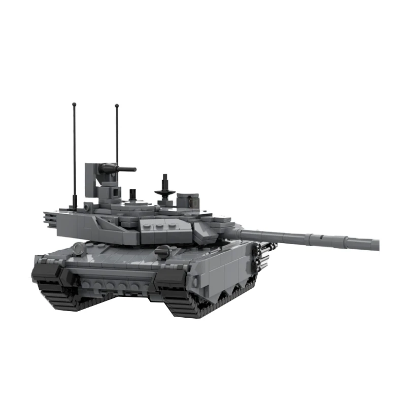 Armes militaires Armée T-90M Précieux Véhicule Blindé décennie s De Construction Assemblage Modèle Briques Jouets Voiture Objets De Collection pour Garçons