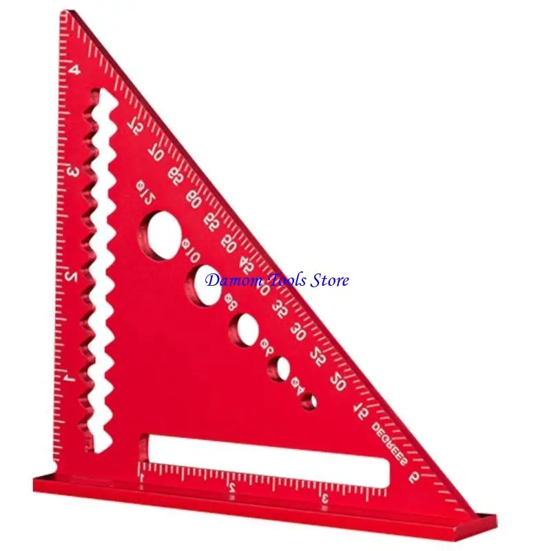 57BE Carpenter Squares Rafter Square Aluminum Triangles Square Carpenter Tool Layout