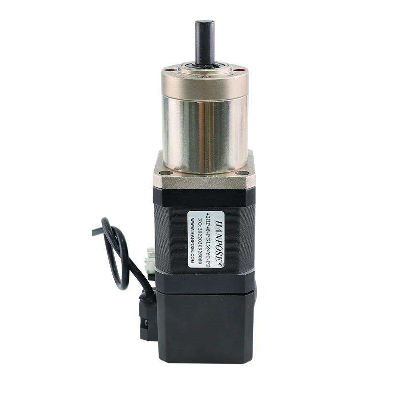 1.8A 42 Stepper Motor 42HP48-PG139-YC-PD Permanent Magnet Reduction Ratio 51-1 Reduction With Brake Geared Stepper Motor Nema17