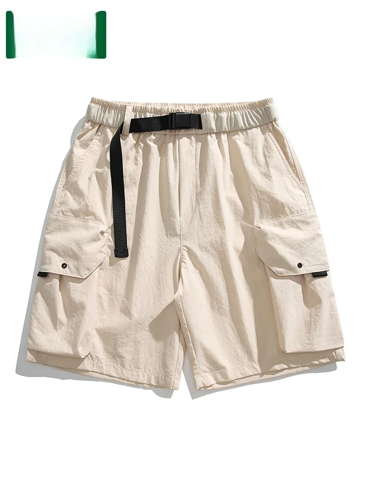 

Повседневные свободные летние шорты для женщин: быстросохнущие спортивные пляжные брюки-капри из дышащего нейлонового волокна, универсальные прямые брюки