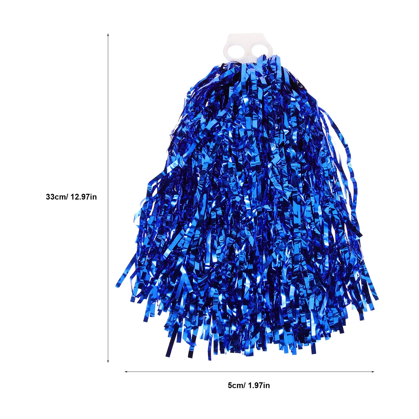 10 قطعة Pompom التشجيع الألوان الزاهية دائم قابلة لإعادة الاستخدام يهتف الدعائم للمسابقات الرياضية عروض الرقص