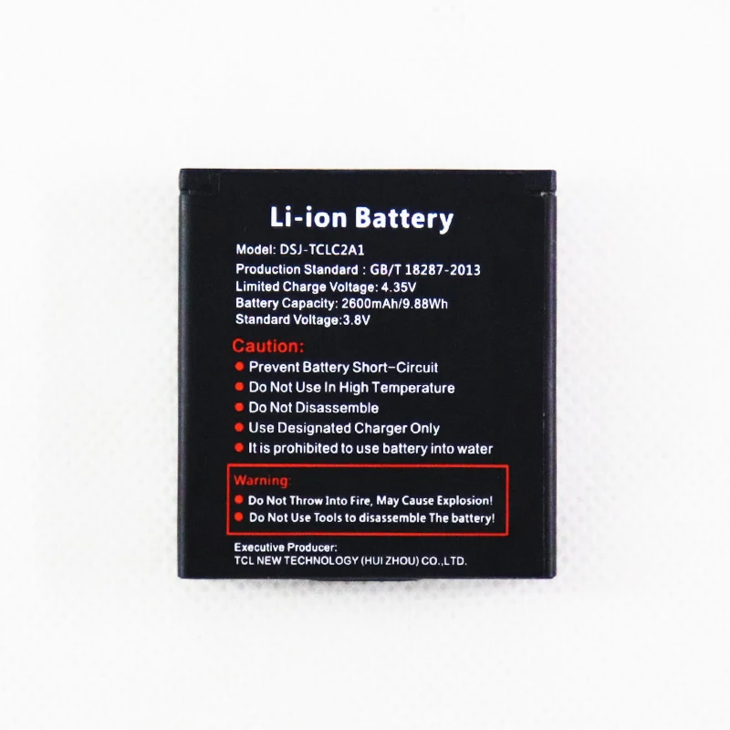 

5pcs 10pcs 20pcs Battery For TCL DSJ-TCLC2A1 2600mAh Recorder Batteria