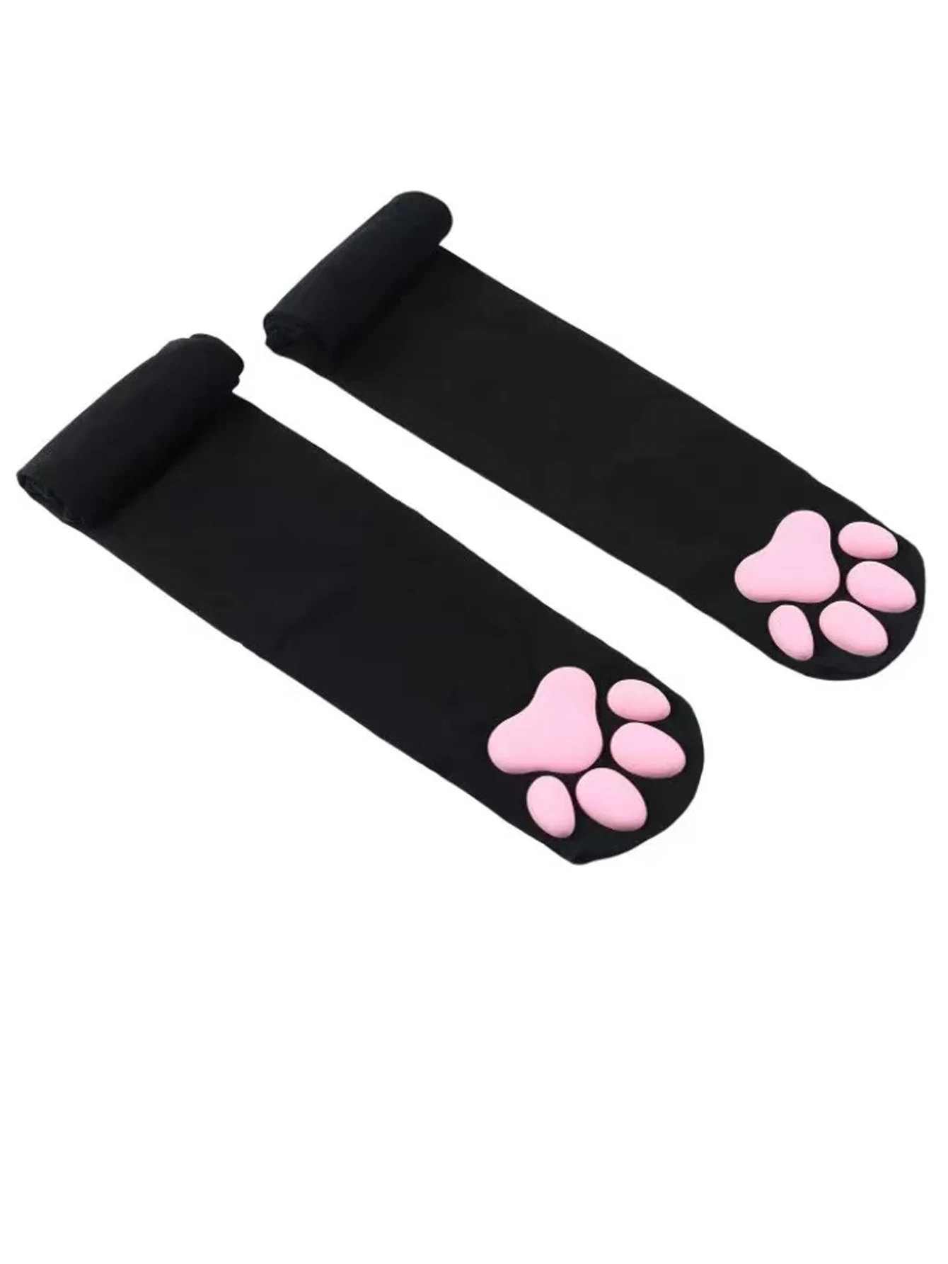 جوارب نسائية عالية جوارب هاراجوكو ملابس داخلية ثلاثية الأبعاد جوارب مخلب القط جوارب الفخذ العليا جوارب ضغط مثيرة