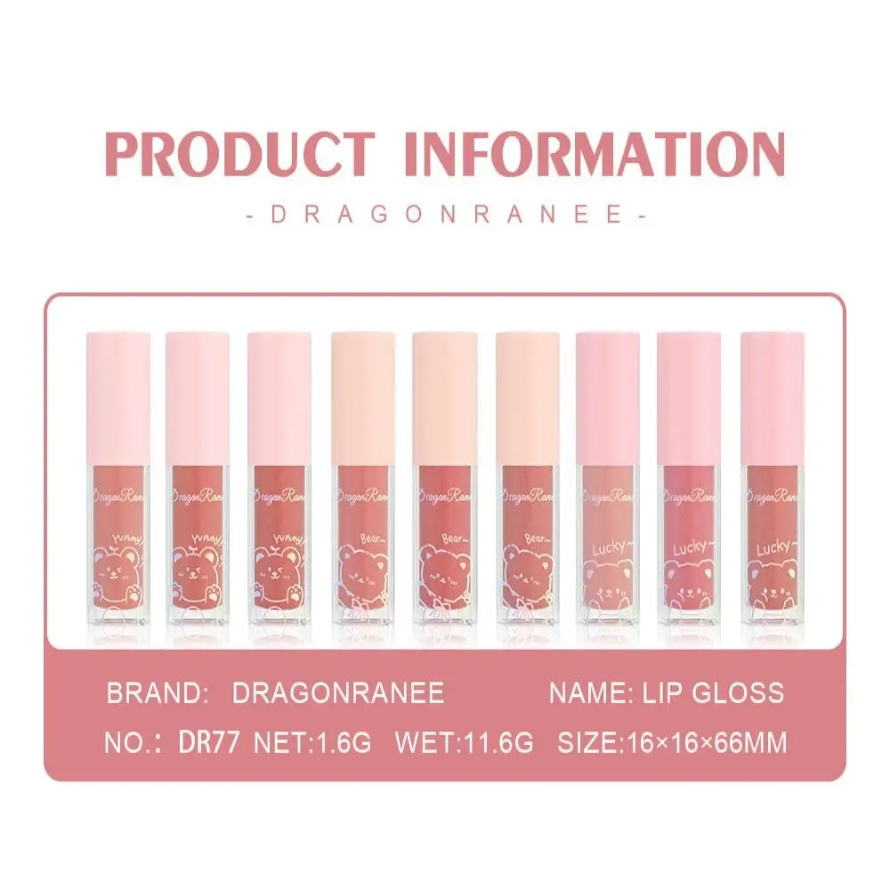 Nuevo Brillo de labios de espejo resistente al agua, tinte labial hidratante de larga duración, taza antiadherente, esmalte de labios suave