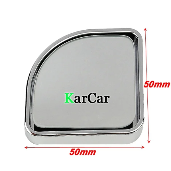 Pair of Auto Car Adjustable Push Rearview View Convex Mirror Wide Angle Sector Blind Spot Mirror