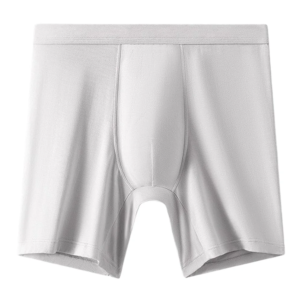 Men's Underwear Anti-Chafing Breathable Underpants Comfortable Panties Trunks Extended Leg Boxer Shorts Ropa Middle Waist Sports