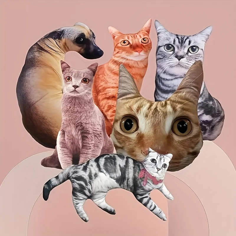 1PC Custom Photo Shaped Pillow Full Body Double Sided Printing Personalized Pet Human Plush Cushion Home Decor