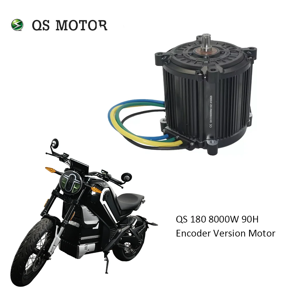 

US Warehouse QS Motor QS180 90H 8000W 72V Mid Drive Motor For Offroad Dirtbike Adult Electric Motorcycle